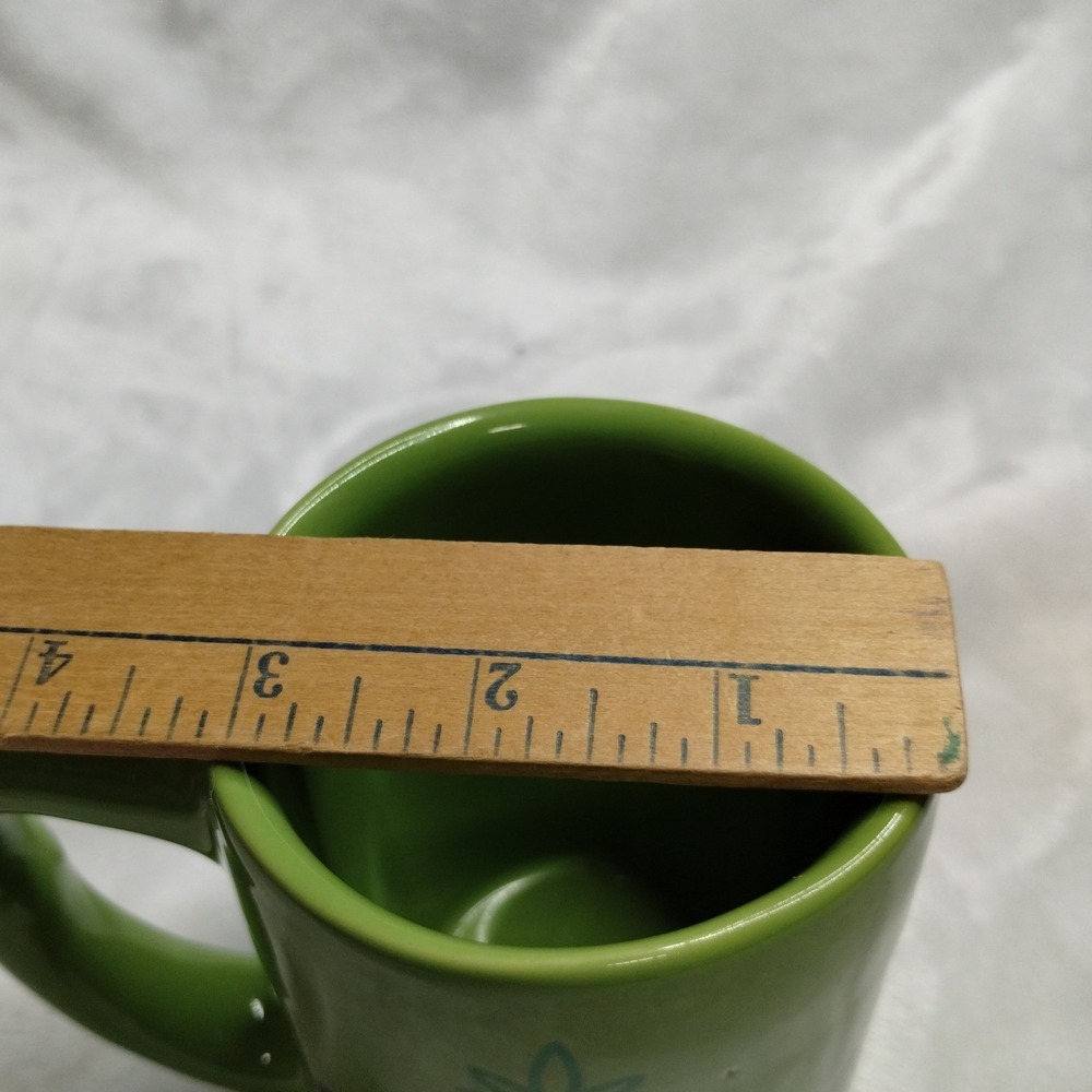 Wake & Bake Coffee Co. Lime Green Ceramic Pipe Mug Novelty Coffee Cup 420 - Picture 10 of 10